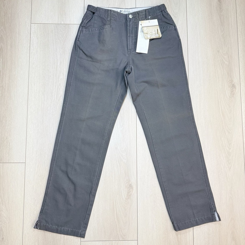 Columbia Sportswear Womens 4R Kungo Pant Gray Hiking Outdoor Trail Straight NWT!